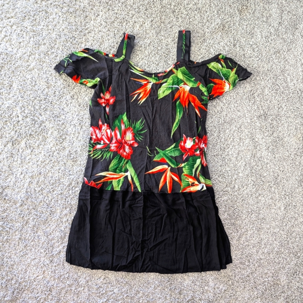 Floral blouse women's top size Medium